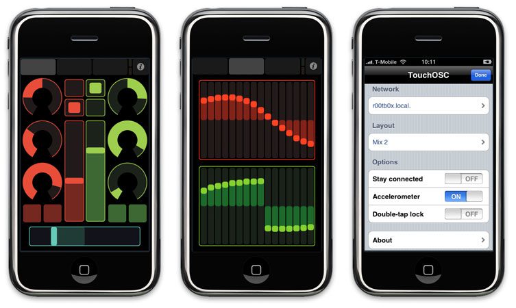 Fernsteuern von Traktor DJ Studio mit einem I Phone per Touch OSC und Osculator!