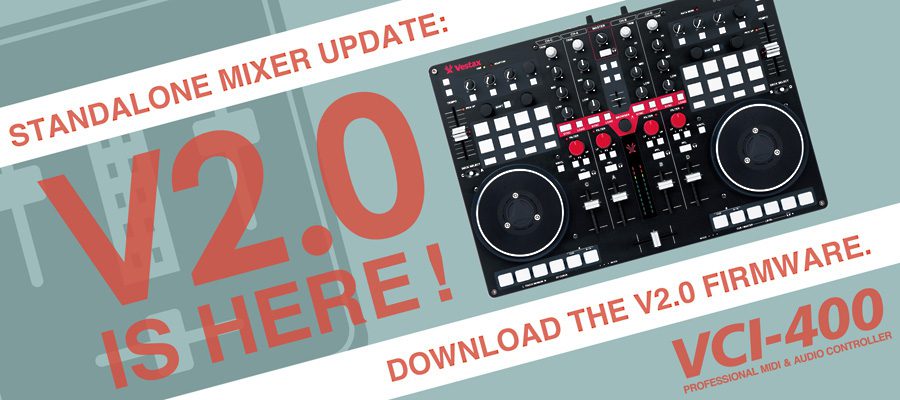 Vestax VCI-400 Stand Alone Mixer Update 2.0