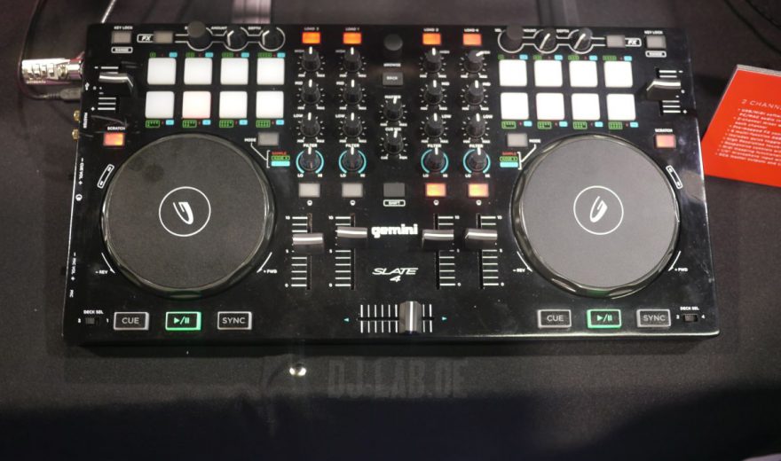 NAMM 2014: Gemini Slate und Slate4 - Einstiegs-Controller für Virtual DJ