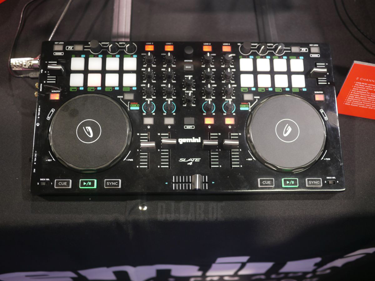 NAMM 2014: Gemini Slate und Slate4 - Einstiegs-Controller für Virtual DJ