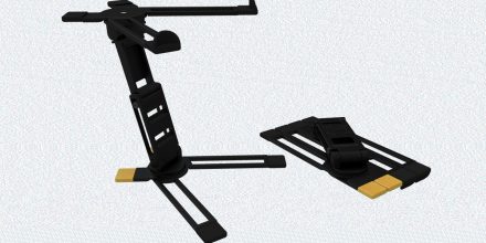 Hercules HCDG-400B - Klappbarer Laptopständer, Musikmesse 2014