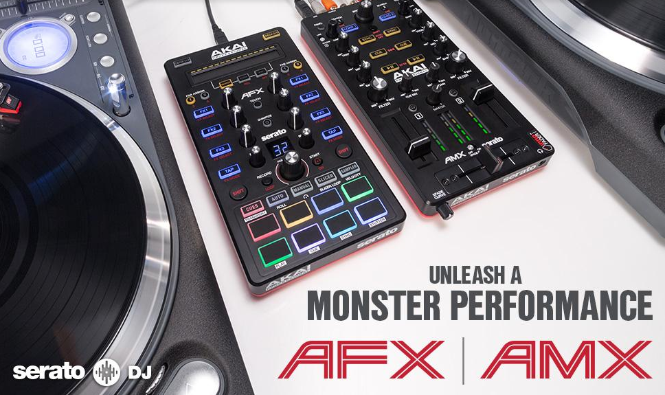 Neu: Akai Pro AMX &amp; AFX - Modulare Serato DJ Controller