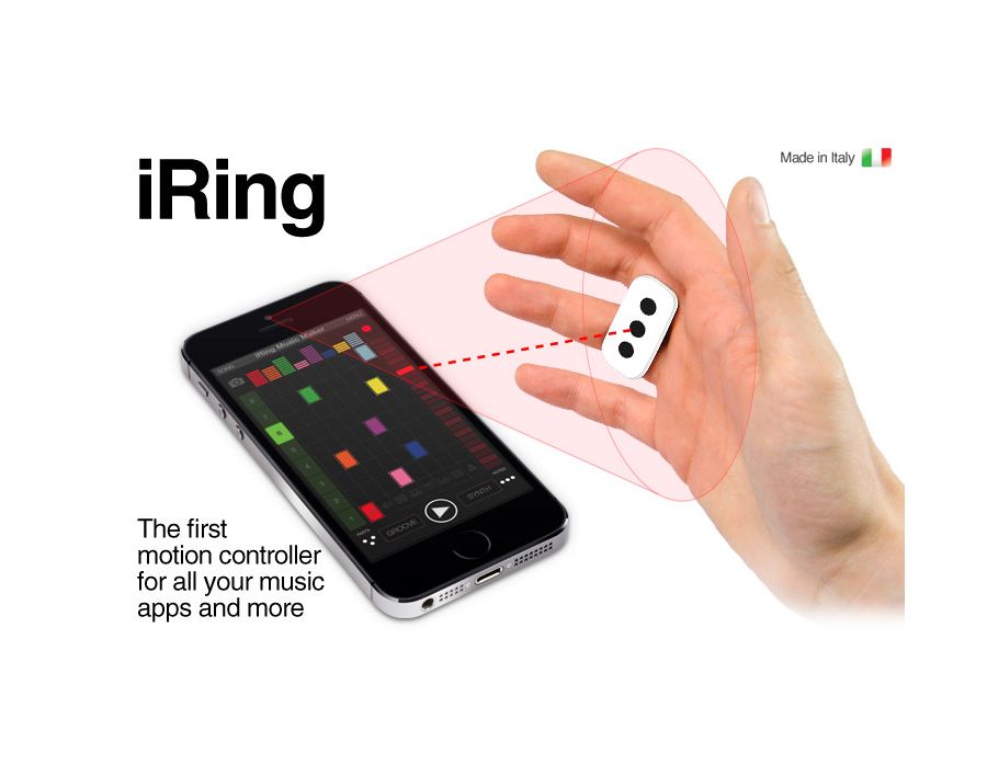 Neu: iRing - Kabelloser iPhone, iPad Motion Controller zur Steuerung von Traktor und anderen Musik-Anwendungen