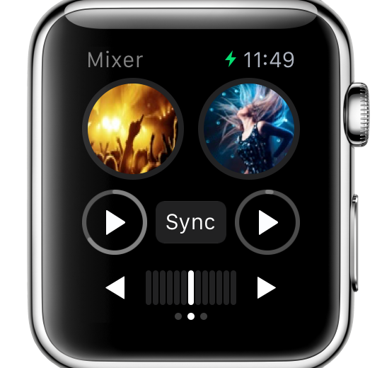 Algoriddim djay 2 für Apple Watch - DJing mit der Armbanduhr