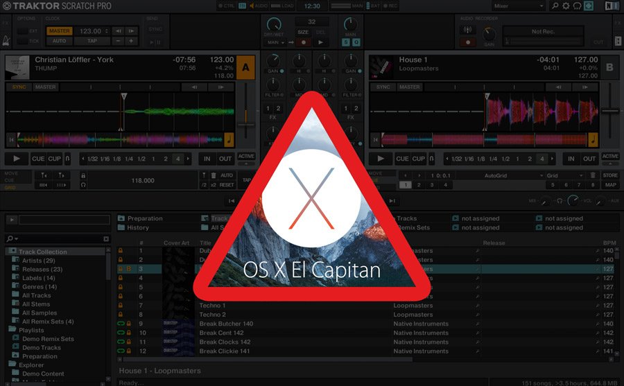 Warnung: Mac OSX 10.11 El Capitan bereitet Probleme