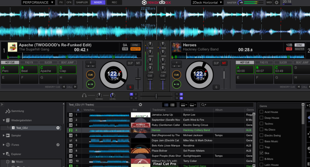 Pioneer CDJ-2000 NXS2 Rekordbox DJ Software