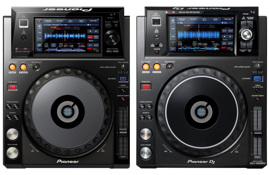 Vergleich XDJ-1000 vs XDJ-1000 MK2