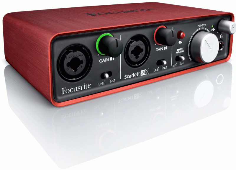 FOCUSRITE SCARLETT 2i2 angekündigt