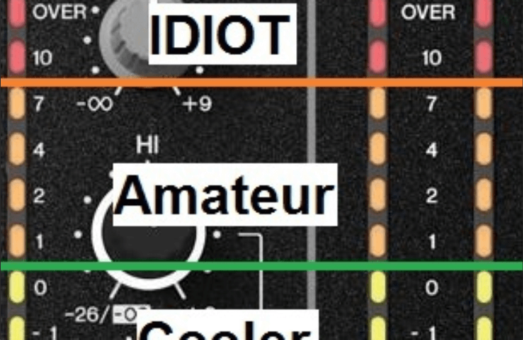 LEDs am DJ Mixer richtig interpretiert