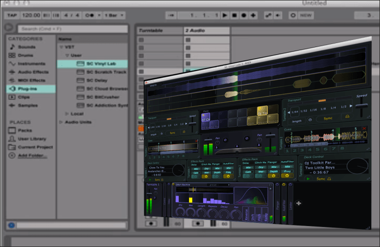 Turntables in Ableton Live nutzen