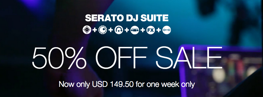 50% Rabatt auf Serato DJ und alle Expansion Packs