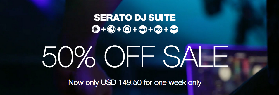 50% Rabatt auf Serato DJ und alle Expansion Packs