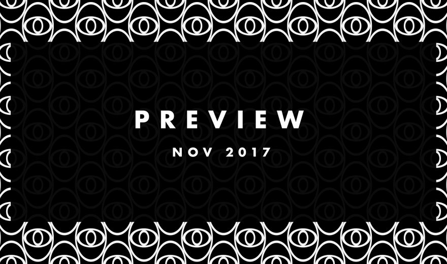 Preview: Upcoming Tracks November 2017