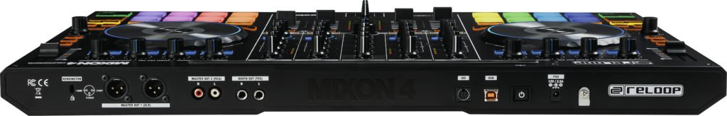 Reloop Mixon 4 DJ-Controller Rückseite