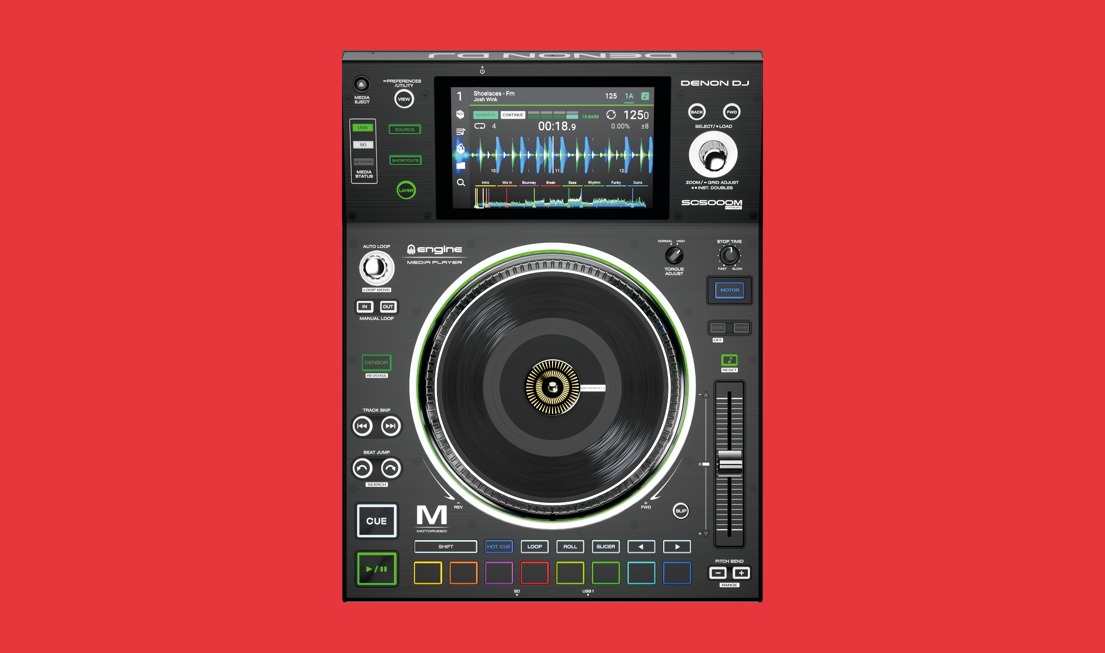Neu: Denon DJ SC5000M Prime – mit motorisiertem Plattenteller