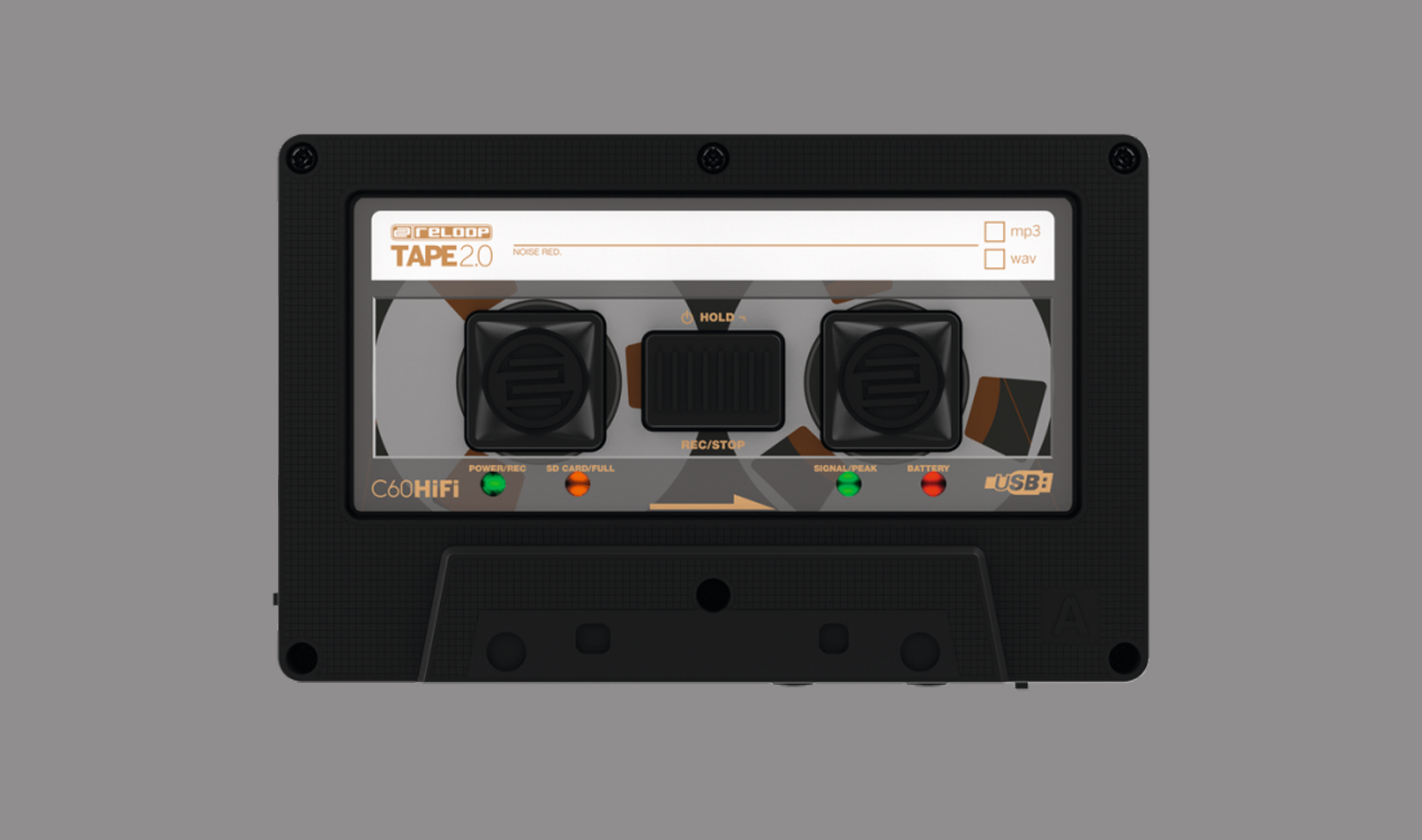 Reloop Tape 2 ist die Neuauflage des mobilen Recorders in Kassetten-Optik