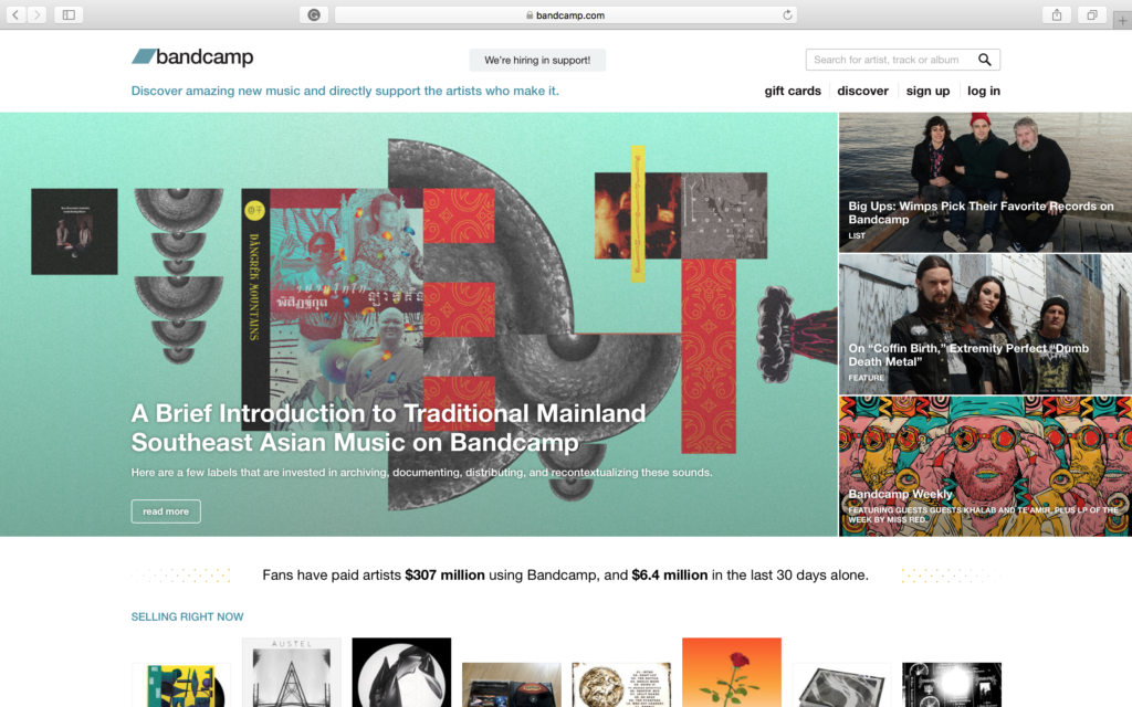 Bandcamp gehört zu den Beatport Alternativen.