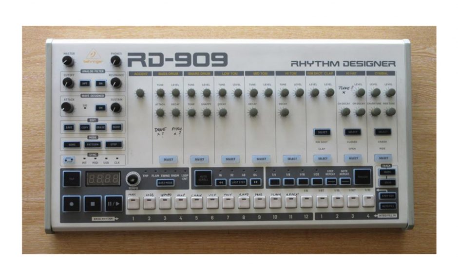 Behringer veröffentlicht neue Infos zum kommenden TR-909 Klon RD-909