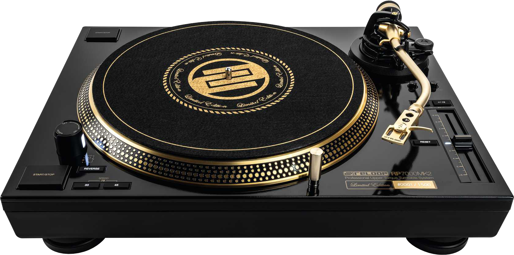 Limited Edition: Reloop RP-7000 MK2 in Gold
