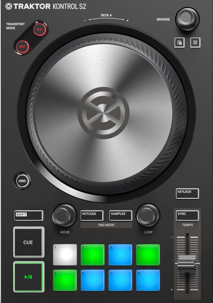 Traktor Kontrol S2 MK3 Detailansicht.