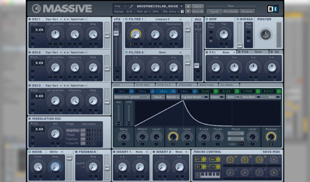 Massive software synthesizer.