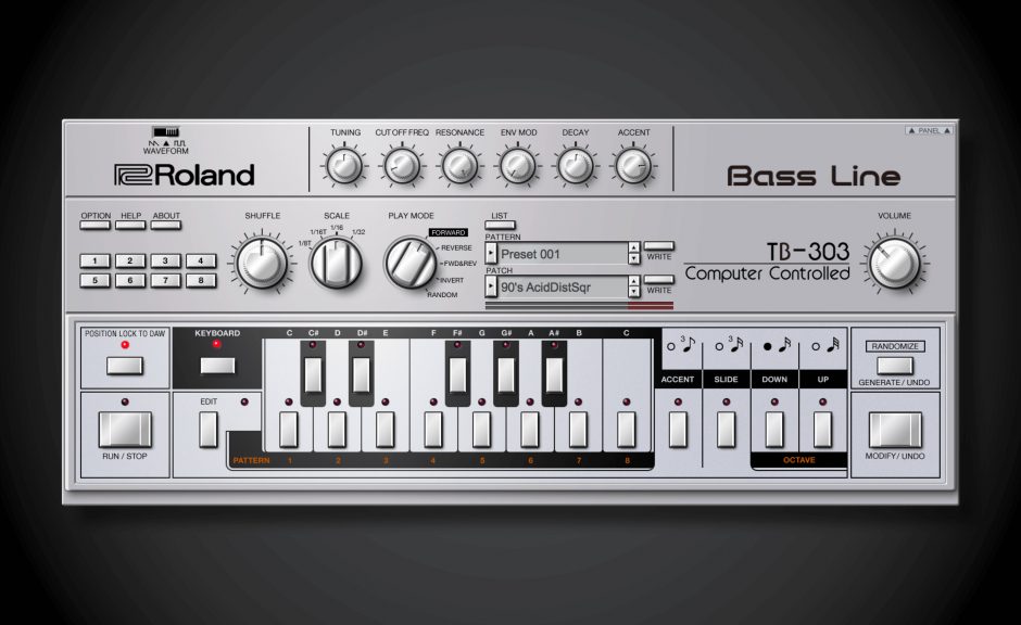 Roland fügt TB-303 zum Cloud-Service hinzu