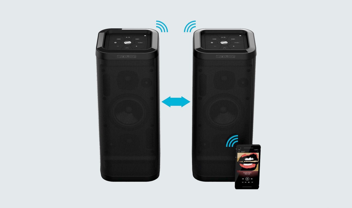Reloop Groove Blaster BT – Mobiler Bluetooth-Speaker mit viel Bass