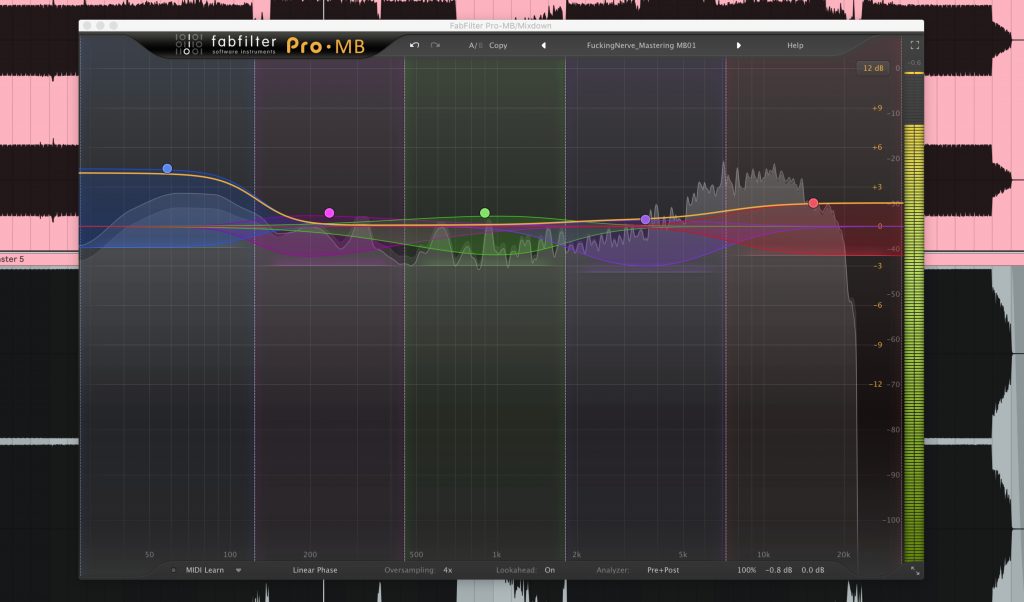 Techno-Mastering: Der Multiband-Kompressor Fabfilter Pro-MB. 