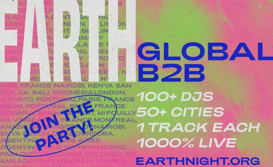 Earth Night: Virtuelles B2B-Set mit über 100 DJs im Livestream