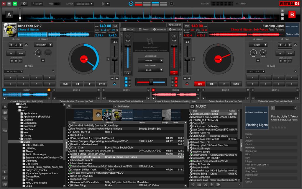 Kostenlose DJ-Software: Virtual DJ 8 Home Free.