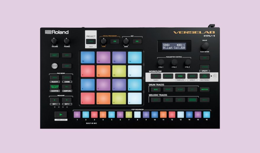 Roland Verselab MV-1: Kompakte All-In-One Groovebox