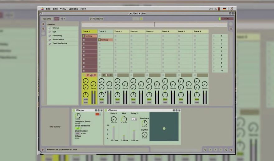 Mini-Dokumentation über die Geschichte von Ableton von Version 1 bis 11