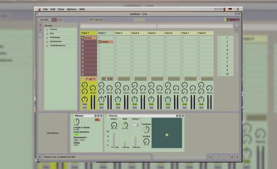 Mini-Dokumentation über die Geschichte von Ableton von Version 1 bis 11