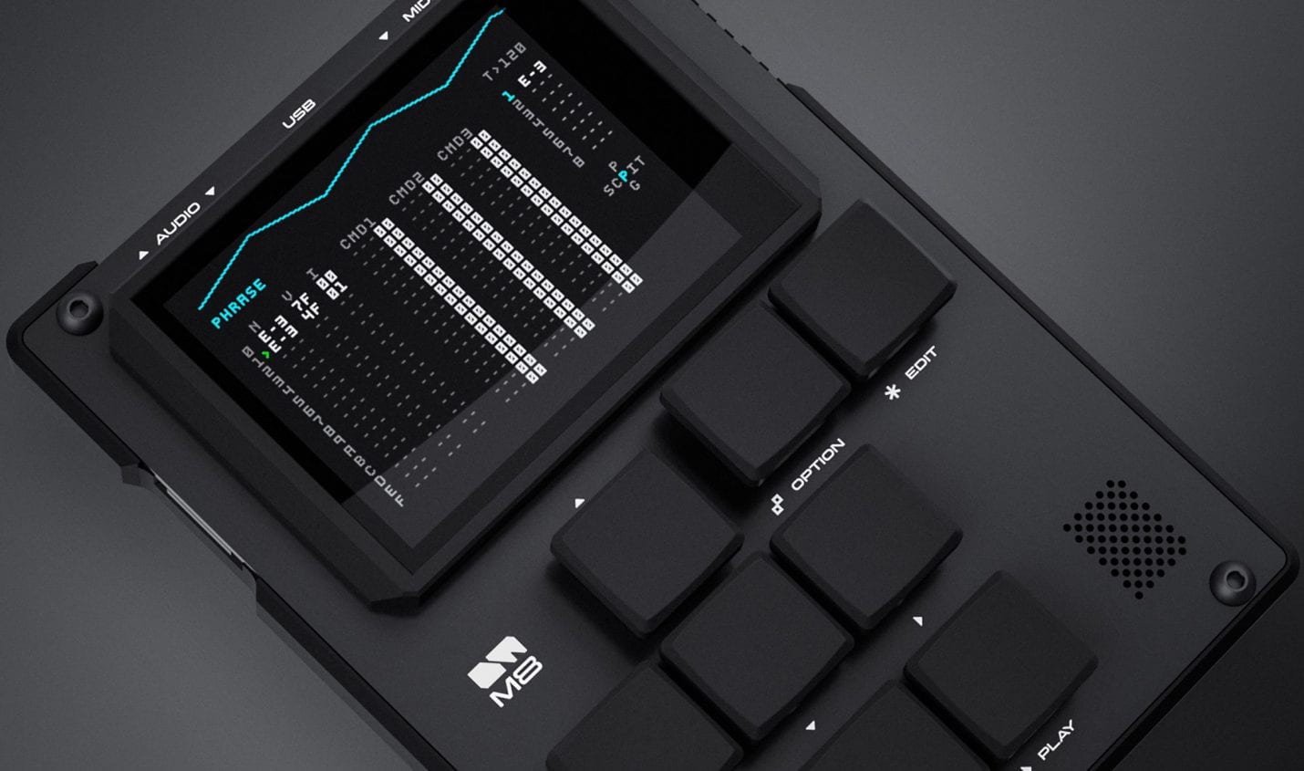 Dirtywave M8: Kompakter Handheld-Tracker, Synthesizer und Sampler