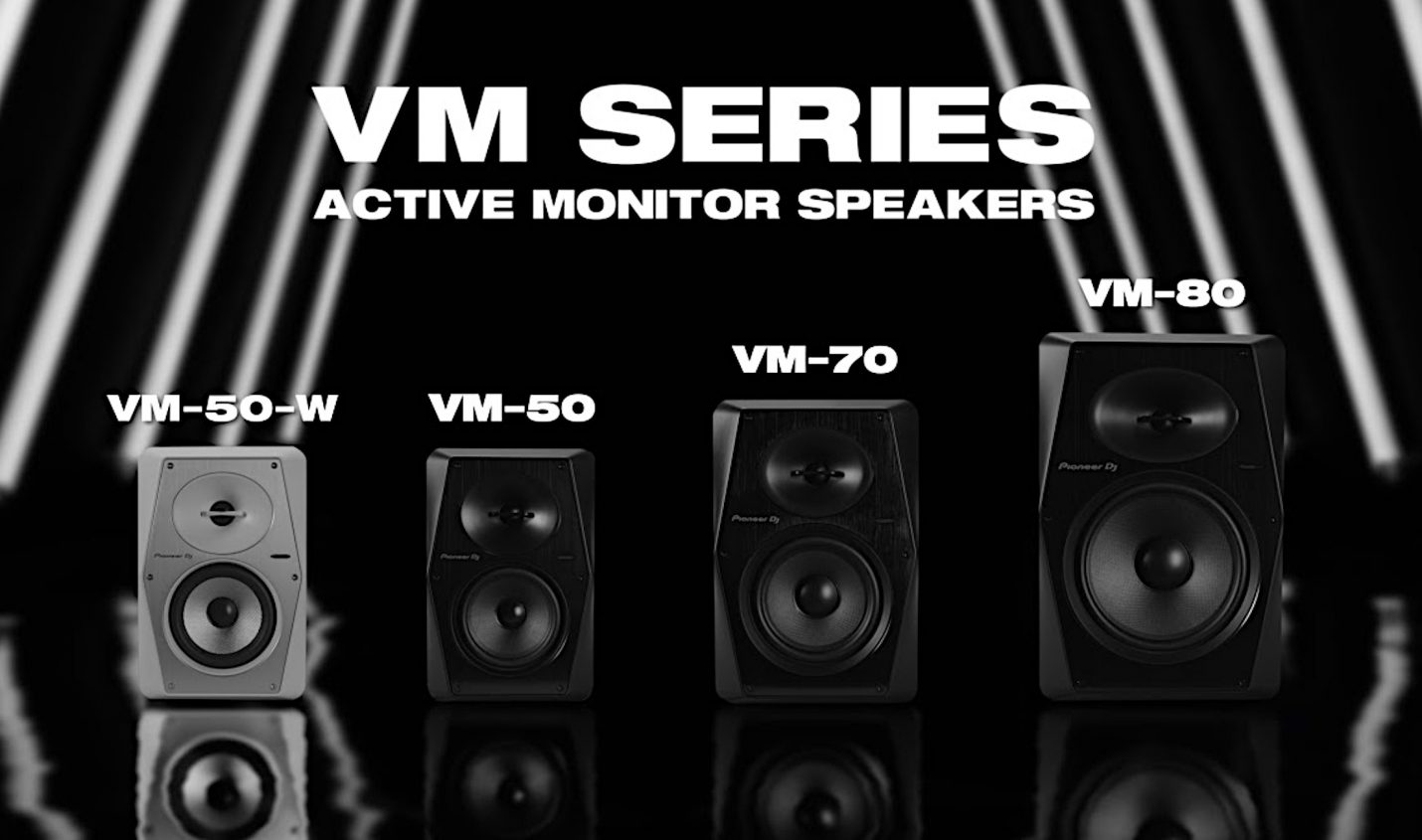 Pioneer DJ VM-Serie: Neue Monitor-Lautsprecher vorgestellt