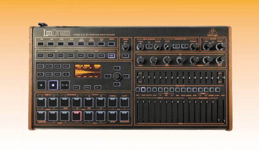 Behringer LmDrum: Prototyp des LinnDrum-Klons vorgestellt