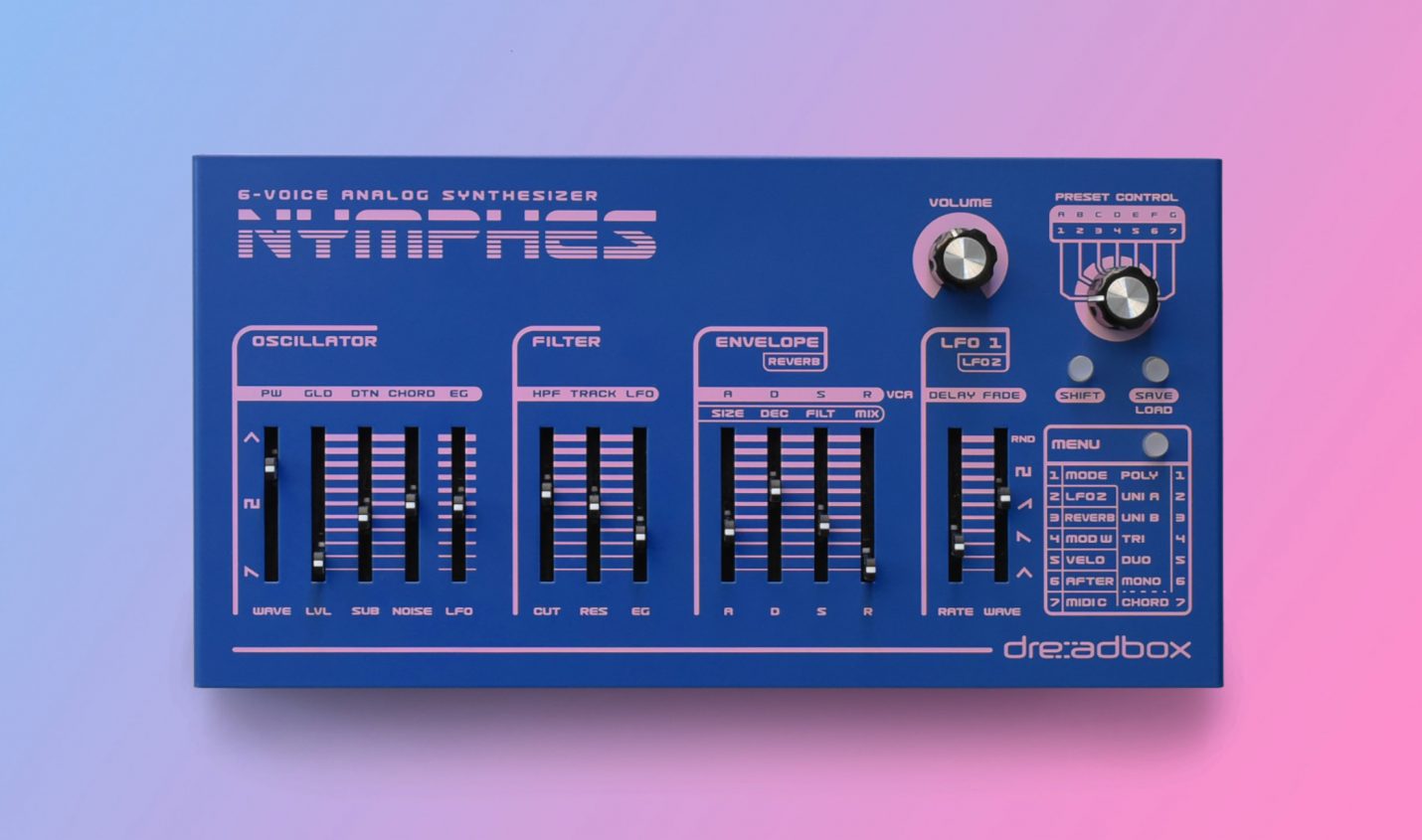 Superbooth 2021: Dreadbox Nymphes sechsstimmiger analoger Synthesizer vorgestellt