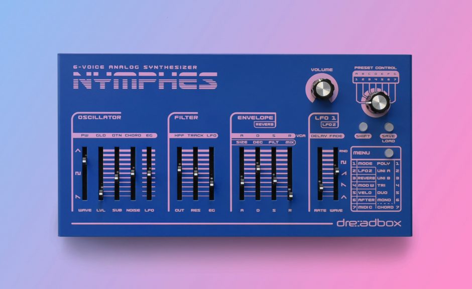 Superbooth 2021: Dreadbox Nymphes sechsstimmiger analoger Synthesizer vorgestellt