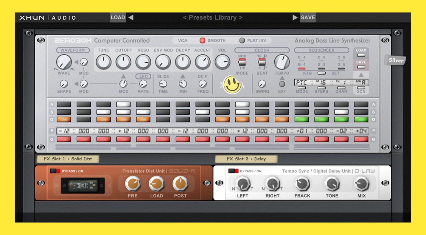 Xhun Audio Zerobox Plug-in: Roland TB-303 Synthesizer-Emulation 2.0?