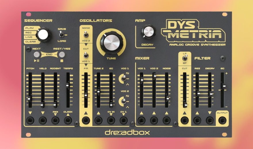 Superbooth 2022: Dreadbox Dysmetria - Analoger Groove-Synthesizer (Eurorack)