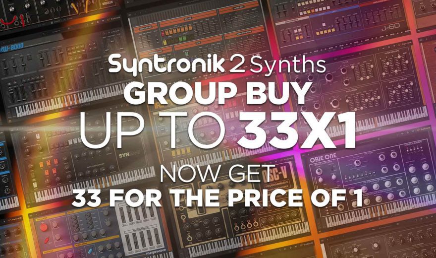 IK Multimedia Syntronik 2 Group Buy: Alle Synthesizer zum Preis von einem!