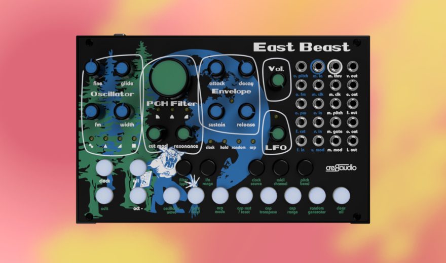 Superbooth 22: Cre8audio East Beast - semi-modularer Synthesizer