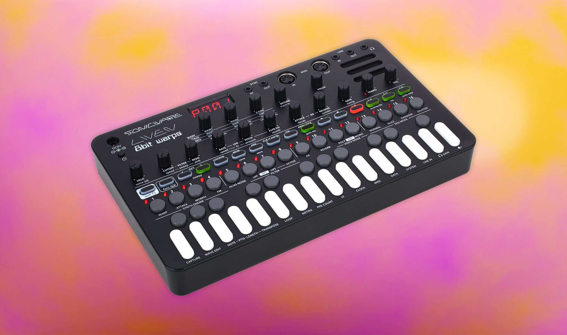 Sonicware Liven 8bit Warps i m Test.