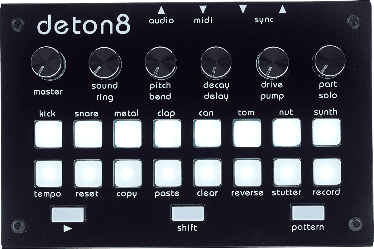 Twisted Electrons Deton8 Draufsicht.