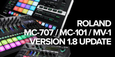 Roland: Update 1.8 für MC-101, MC-707 und Verselab MV-1