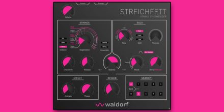Waldorf Streichfett String Synthesizer ab sofort als Plugin für 33 €