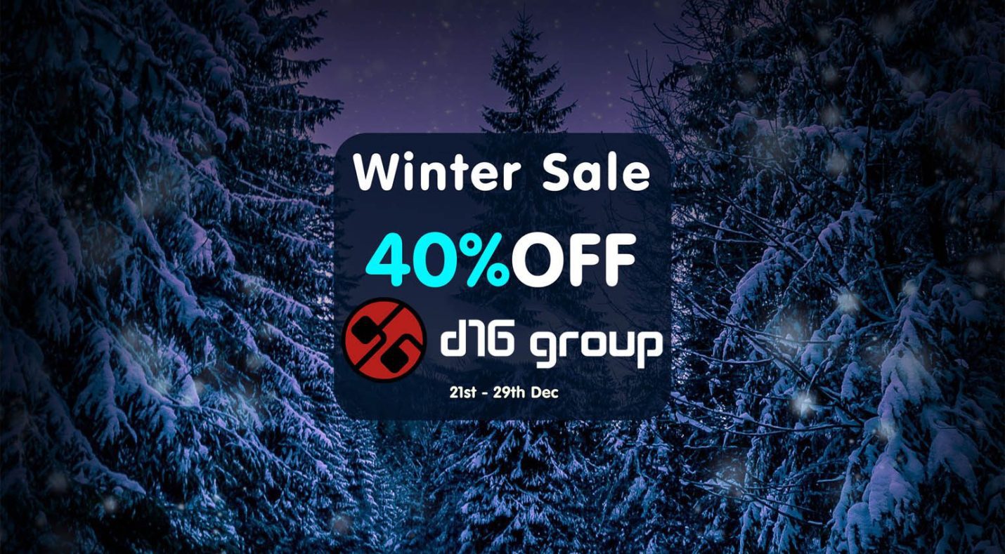 Deal: d16 Winter Sale - 40 % Rabatt auf alle Plugins &amp; Bundles!