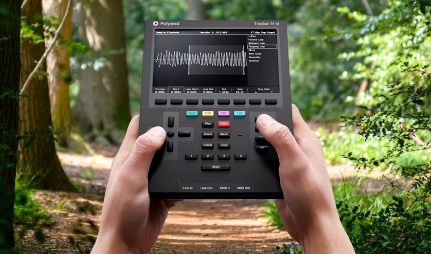 Polyend Tracker Mini: Mobile Groovebox im Stile einer Handheld-Konsole