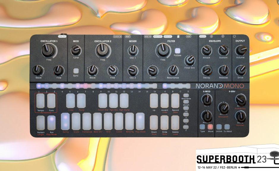 Superbooth 23: Norand Mono MK2 – überarbeitetes Design und 3D-Pads