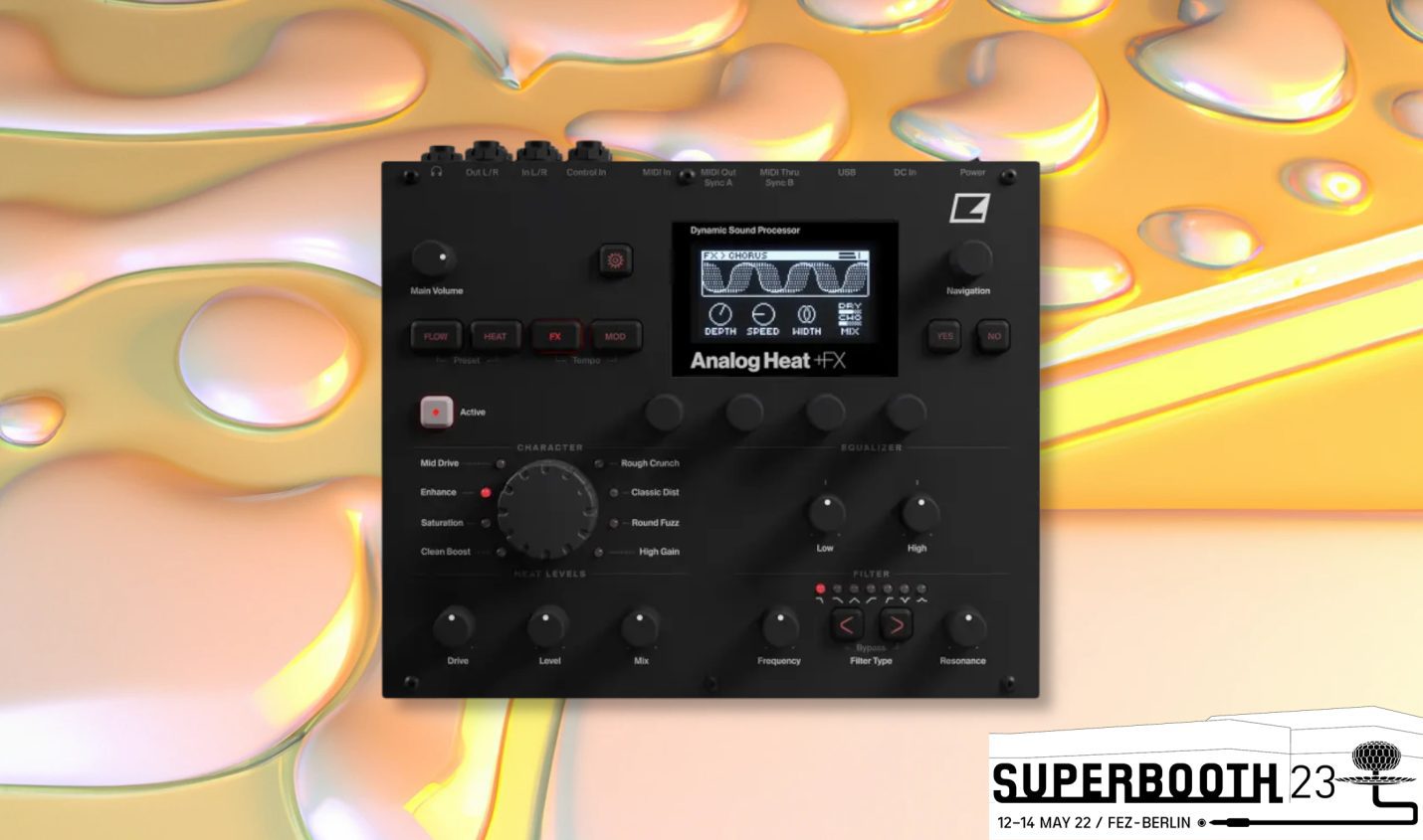 Superbooth 23: Elektron Analog Heat +FX – neue Version des Sound Processors